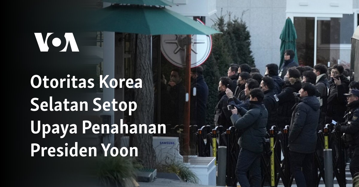 Otoritas Korea Selatan Setop Upaya Penahanan Presiden Yoon