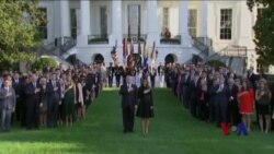 川普出席“911”纪念仪式 缅怀受害者