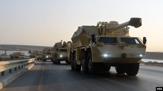 აზერბაიჯანის არმიის მოდერნიზებული DANA M1M-ის ბატარეა