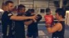 Kickboxing Champion Shares Sport With Young Migrants