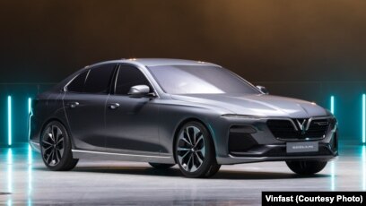 Mẫu xe sedan của Vinfast.