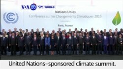 VOA60 World- World leaders gather in Paris for United Nations-sponsored climate summit.