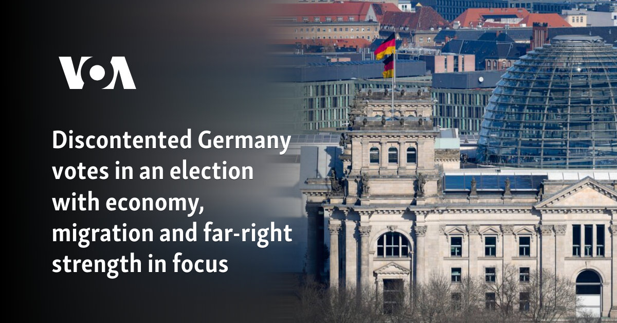 Discontented Germany votes in an election with economy, migration and far-right strength in focus