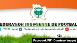 Le logo de la Fédération ivoirienne de football, 16 Janvier 2017.