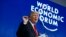 El presidente de Estados Unidos, Donald Trump, habló ante el Foro Económico Mundial en Davos, Suiza, el vienres, 26 de enero de 2018.
