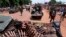 Armed Seleka rebel alliance fighters patrol streets in pickup trucks to stop looting, Bangui, Central African Republic, March 26, 2013.