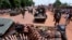 Armed Seleka rebel alliance fighters patrol streets in pickup trucks to stop looting, Bangui, Central African Republic, March 26, 2013.