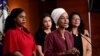 Les députées américaines Ilhan Omar, Alexandria Ocasio-Cortez, Rashida Tlaib et Ayanna Pressley ont tenu une conférence de presse à la suite des attaques du président Donald Trump.