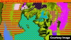 Seni digital yang telah dimodifikasi oleh Andy Warhol berhasil diselamatkan dari komputer yang diproduksi tahun 1985. (Foto: Carnegie Museum of Art/Hillman Photography Initiative) 