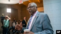 El representante demócrata James Clyburn en el Capitolio en Washington el 21 de mayo del 2019. (AP Photo/J. Scott Applewhite)