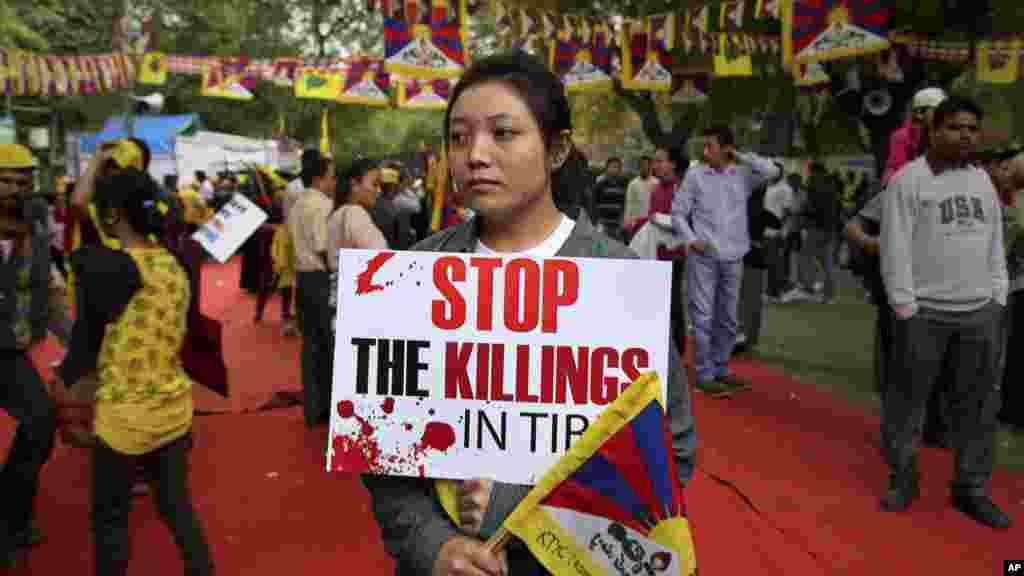 New Delhi, India (AP Photo/Tsering Topgyal)