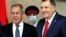 BOSNIA-HERZEGOVINA -- Russian Foreign Minister Sergei Lavrov (L) attend a press conference with Chairman of Bosnian Presidency Milorad Dodik, in Sarajevo, December 2020