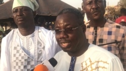 Guezo Clovis Babadjiou, président du conseil des Béninois au Burkina, Ouagadougou, le 12 janvier 2020. (VOA/Kader Traoré)