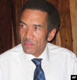 President Ian Khama is accused of resenting dissenting views within the ruling party.