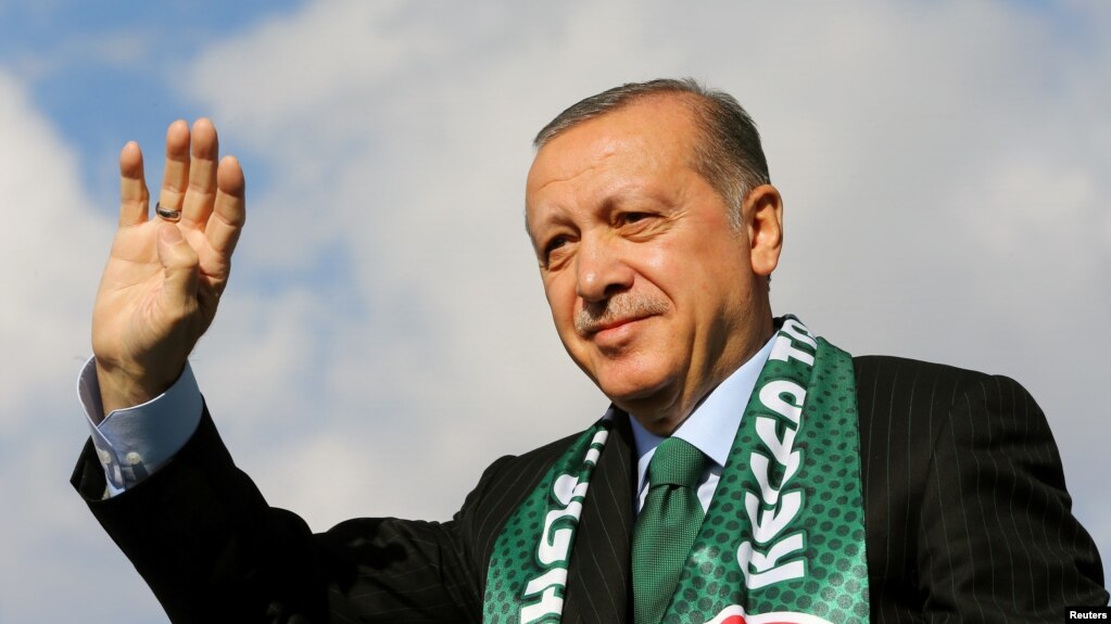 Президент Турции Реджеп Тайип Эрдоган 