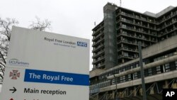 FILE - Pauline Cafferkey was admitted to the Royal Free Hospital in north London December 30.