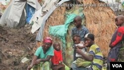 Une famille congolaise affectée par la crise dans l'Est