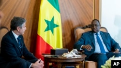 美国国务卿布林肯与塞内加尔总统萨勒举行会晤（2021年11月20日）