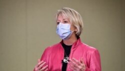 B.C. Provincial Health Officer Dr. Bonnie Henry answers questions from the media in Vancouver, British Columbia, Canada on Dec. 15, 2020.