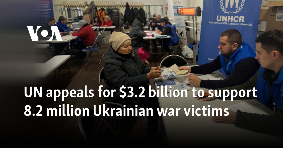 UN Launches $3.32 Billion Ukraine Appeal