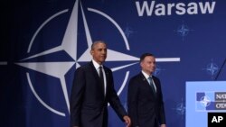Prezident Barak Obama va Polsha rahbari Andrey Duda