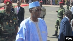 Idriss Déby Itno, président de la république du Tchad, le 7 novembre 2015. (VOA/André Kodmadjingar)