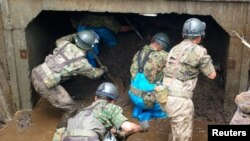 Record Rainfall Floods Japan