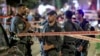 Israeli border guards deploy at the scene of a shooting and stabbing attack along Jerusalem Boulevard in Jaffa, south of Tel Aviv, on Oct. 1, 2024.