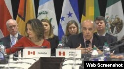 El Grupo de Lima adoptó la Declaración de Toronto durante su tercera reunión ministerial para discutir sobre la crisis venezolana. La prósima reunión se realizará en Chile en enero de 2018.