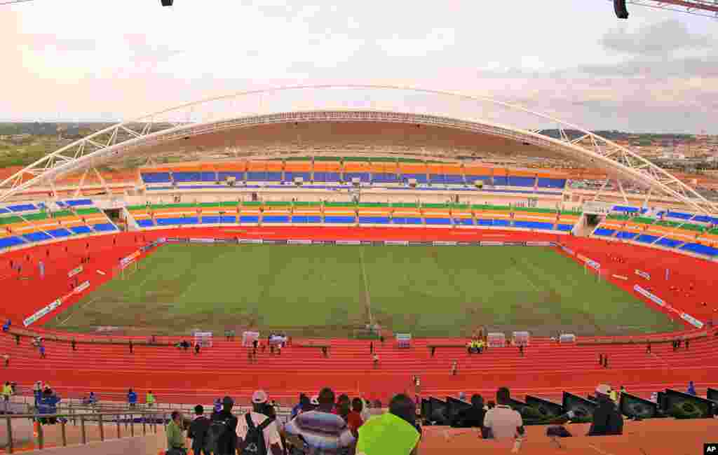 View of Friendship Stadium in Libreville, to be used for finals of African Nations Cup (Gabon Local Organizing Committee)