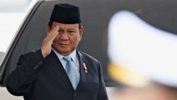 Presiden terpilih Prabowo Subianto menghadiri Pidato Kenegaraan di gedung DPR/MPR menjelang Hari Kemerdekaan RI di Jakarta, 16 Agustus 2024. (Foto: Ajeng Dinar Ulfiana/Pool)