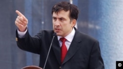 Mikheil Saakashvili, mantan Presiden Georgia yang pernah menjabat Gubernur Odesa, Ukraina