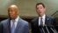 House Oversight Committee Chairman Jason Chaffetz, right, a Utah Republican, and Rep. Elijah Cummings, a Maryland Democrat, speak about the failure of former national security adviser Michael Flynn to disclose payments for a 2015 speech in Moscow.