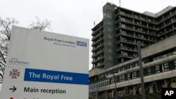 Pauline Cafferkey a été admise au wRoyal Free Hospital, à Londres, 30 janvier 2015. (Archives).