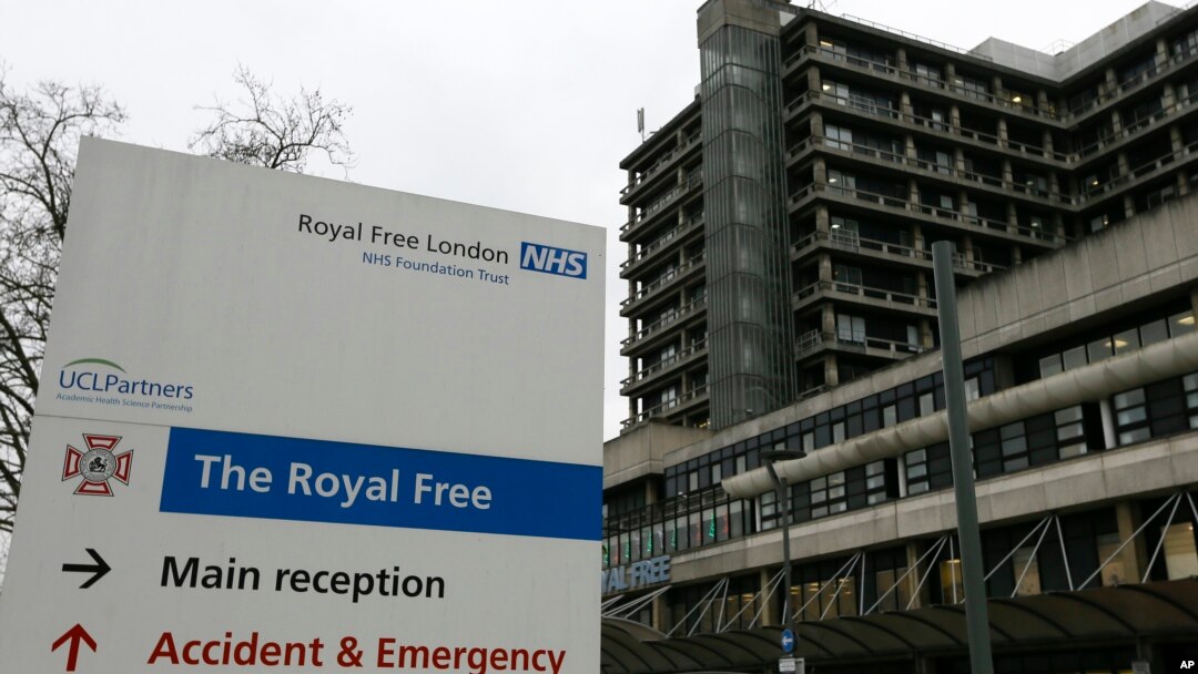 The Royal Free Hospital in London treating a British nurse who contracted the Ebola virus in West Africa says on Oct. 14, 2015, that she is critically ill following a resurgence of the virus.