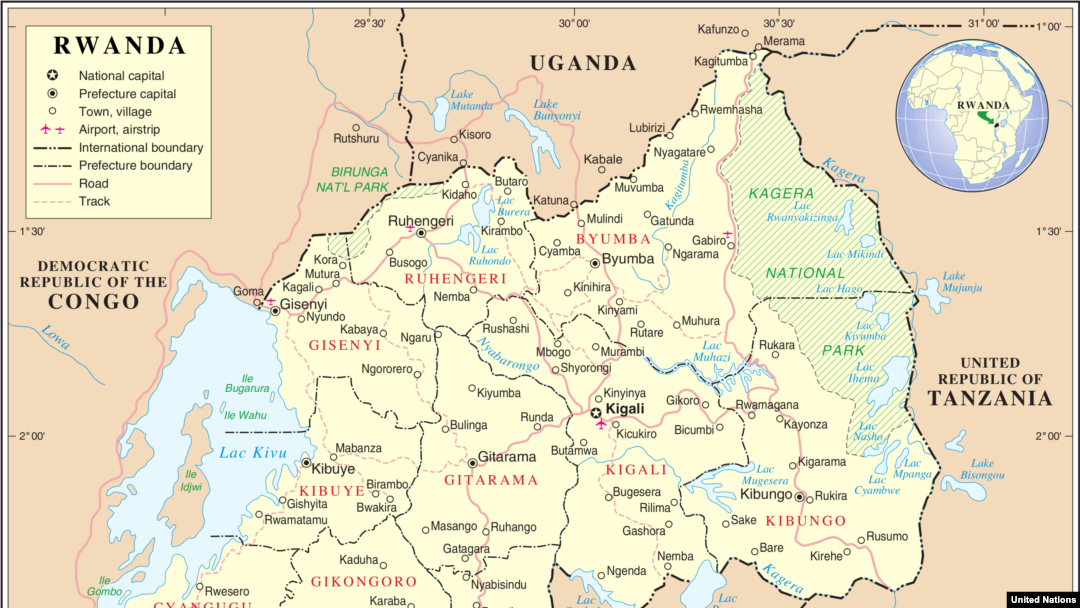 Ikarita y'u Rwanda