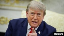 U.S. President Trump meets with Iraqi PM Ali al-Zaidi in Washington