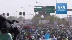 Manifestation pour le retour de Yahya Jammeh en Gambie