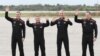 Članovi misije Axiom 3, s lijeva na desno, stručnjak za misiju Marcus Wandt iz Švedske, specijalist za misiju Alper Gezeravcı iz Turske, pilot Walter Villadei iz Italije i komandant Michael López-Alegria iz Španije.