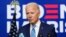 El candidato demócrata a la presidencia, Joe Biden, habla el día después de las elecciones en Wilmington, Delaware