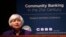 Federal Reserve Chair Janet Yellen delivers opening remarks during a community banking conference, Oct. 4, 2017, at the Federal Reserve Bank of St. Louis. 
