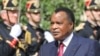 Denis Sassou Nguesso lors d'une visite à Paris en France.