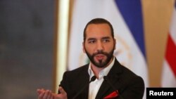 El presidente Nayib Bukele durante una visita oficial a Washington DC, el 21 de julio de 2019.