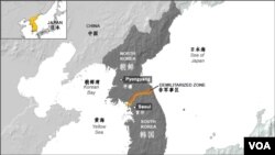 朝鲜半岛非军事区地理位置图