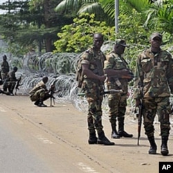 Les troupes des Forces nouvelles à Abidjan