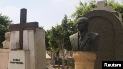 A general view of the Armenian cemetery in Cairo, Egypt, Sept. 16, 2018. 