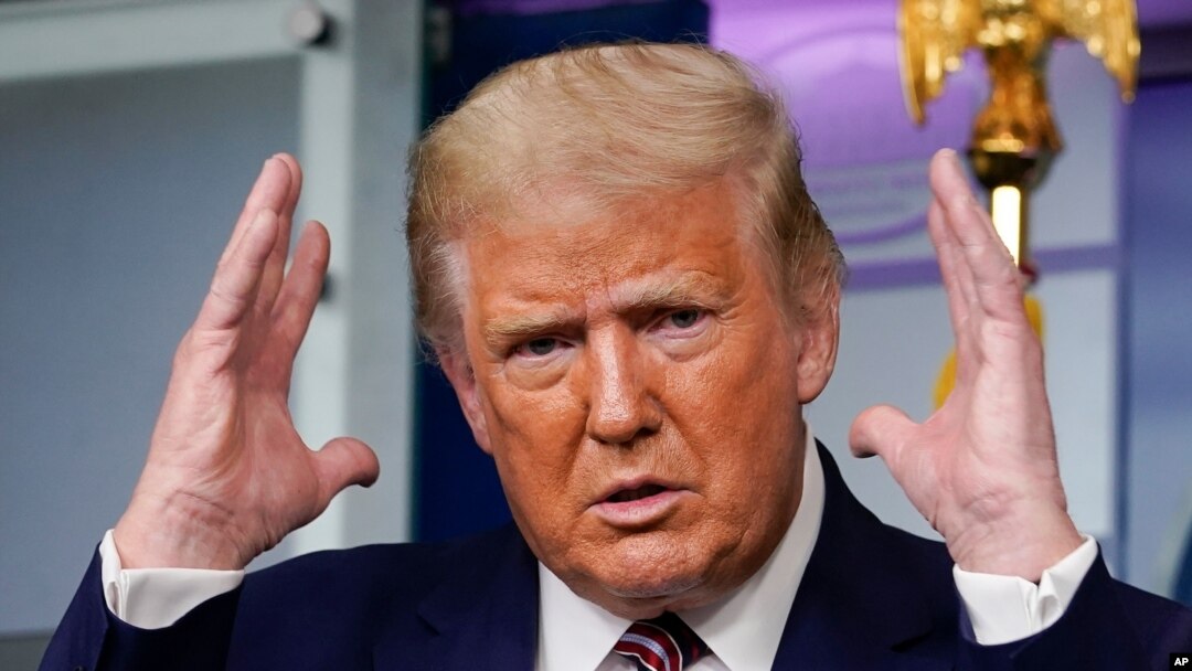 Presiden Amerika Serikat, Donald Trump, di Gedung Putih, Washington, D.C., 27 September 2020. 