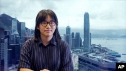 FILE - Chow Hang-tung, vice chairperson of the Hong Kong Alliance in Support of the Democratic Patriotic Movements of China, in 2021. Hong Kong’s top court on Thursday, Jan. 25, 2024, restored her conviction over a banned vigil commemorating the 1989 Tiananmen crackdown.