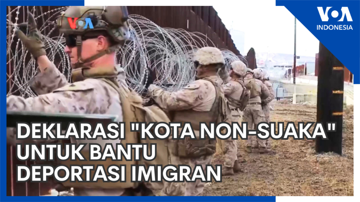 Deklarasi "Kota Non-Suka" untuk Bantu Deportasi Imigran