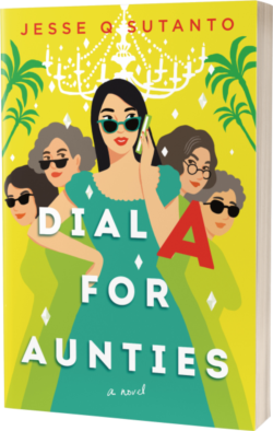 Novel ‘Dial A for Aunties’ adalah novel ke-sembilan yang ditulis Jesse Q. Sutanto, yang akan terbit pada April 2021 melalui penerbit Berkley, Penguin Random House.